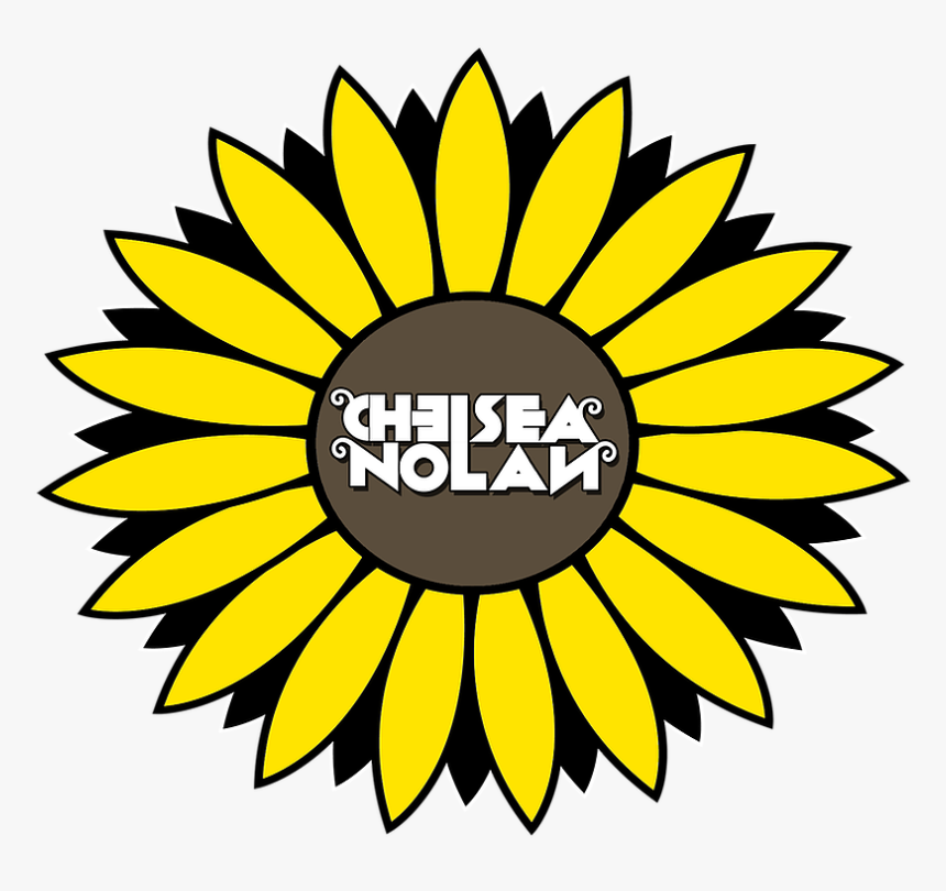 Black And White Sunflower Clipart, HD Png Download, Free Download