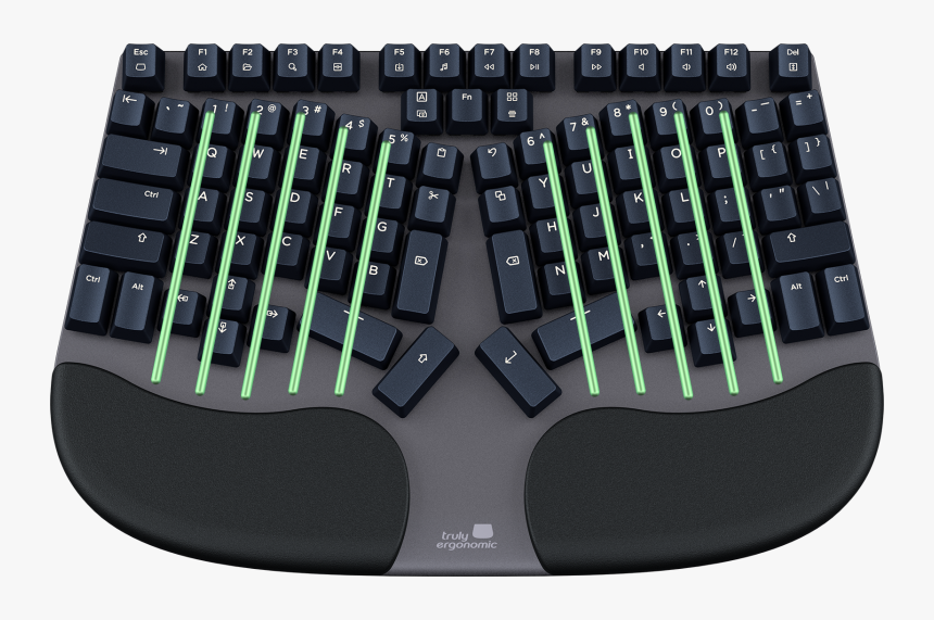 Truly Ergonomic Cleave Keyboard - Mechanical Curve Keyboard, HD Png Download, Free Download