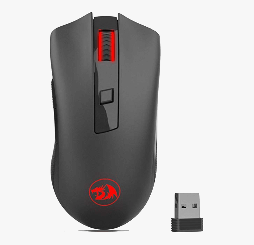 Redragon M652 Optical - Wireless Red Dragon Mouse, HD Png Download, Free Download