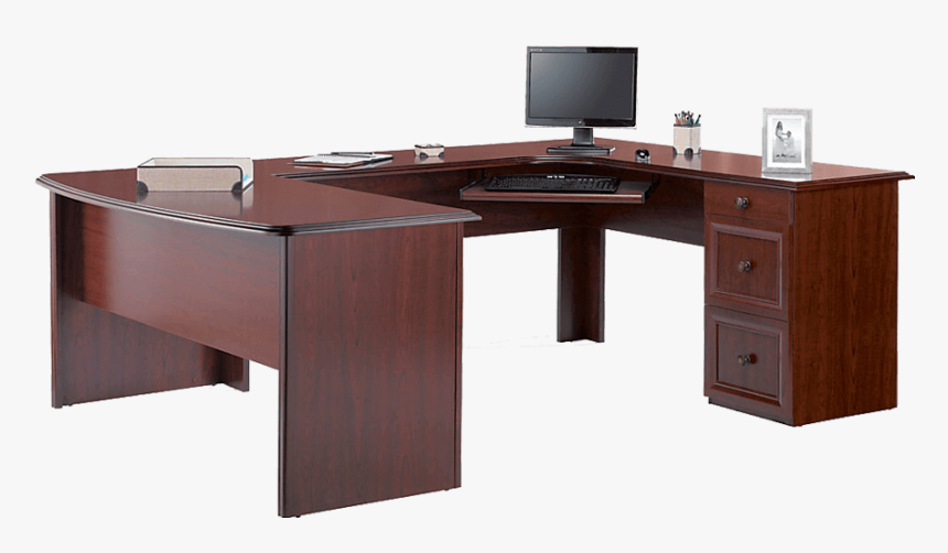 Realspace Broadstreet Contoured U Shaped Desk With, HD Png Download, Free Download