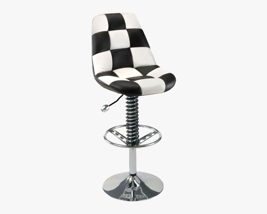Black And White Checkered Bar Stools, HD Png Download, Free Download
