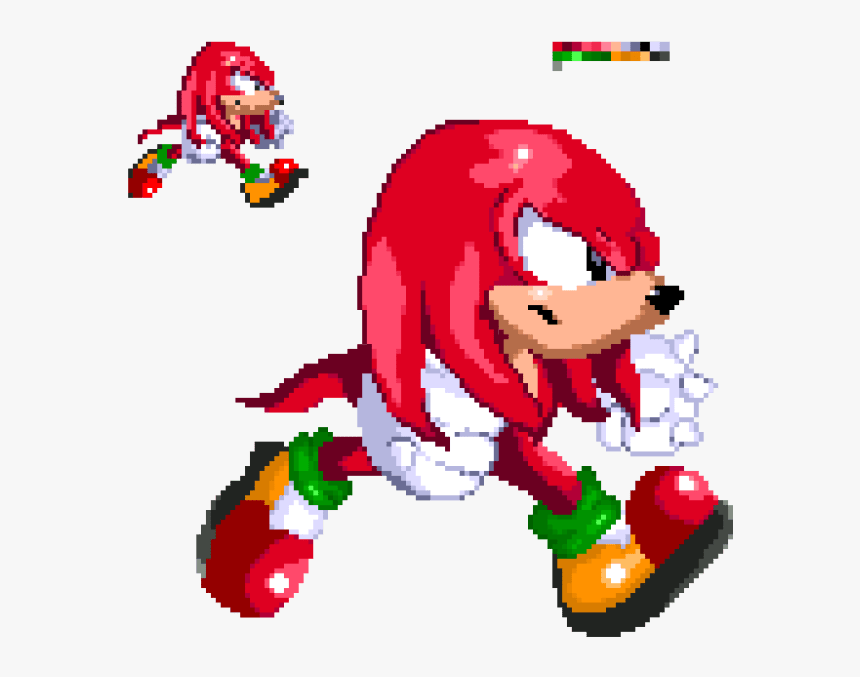Knuckles The Echidna Sprite, HD Png Download, Free Download