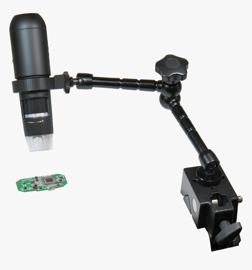 Zarbeco Articulated Arm Stand Hdmi Digital Video Microscope - Articulated Arm Microscope, HD Png Download, Free Download