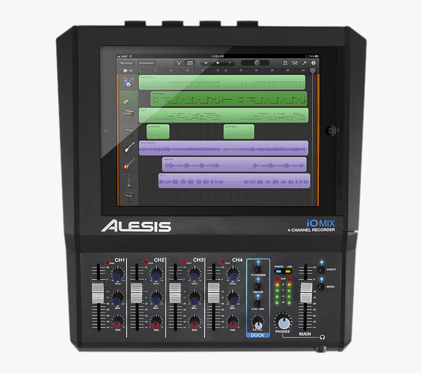 Alesis Iomix Main - Alesis Io Mix 4 Channel Mixer Recorder, HD Png Download, Free Download