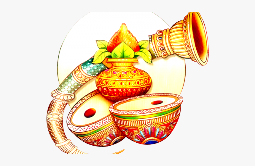 Photoshop Clipart Telugu Wedding - Colour Hindu Wedding Clipart, HD Png Download, Free Download