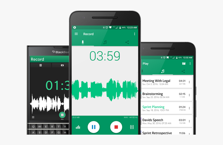 Call Recorder App Design, HD Png Download, Free Download