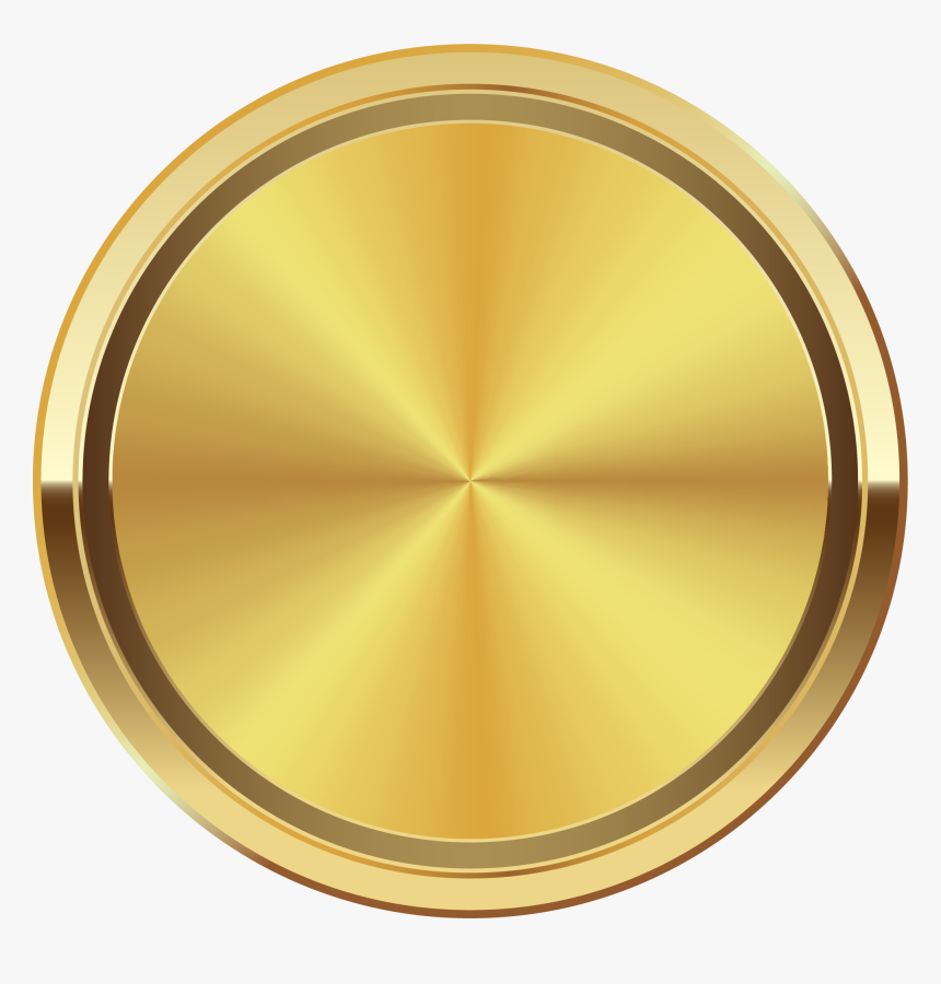 Download Golden Round Frame Photo HQ PNG Image