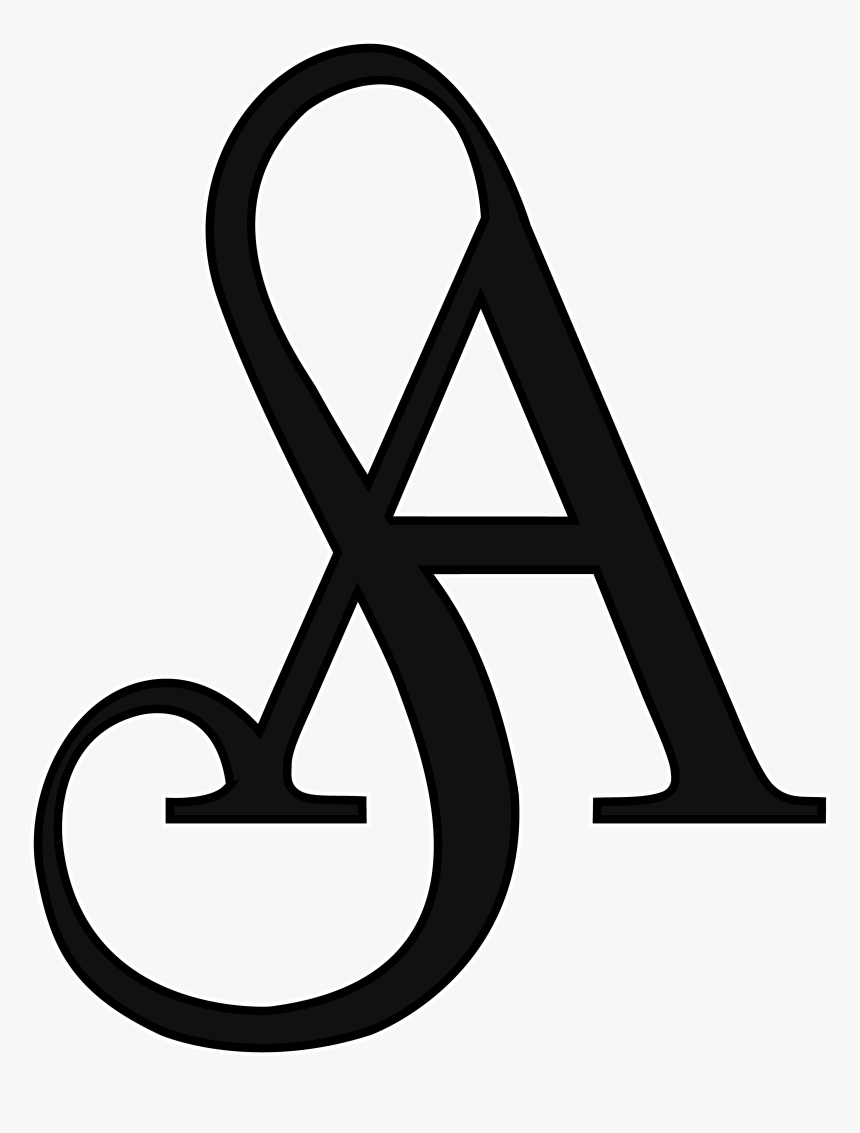 S And A Wedding Logo Clipart , Png Download - Sa, Transparent Png, Free Download