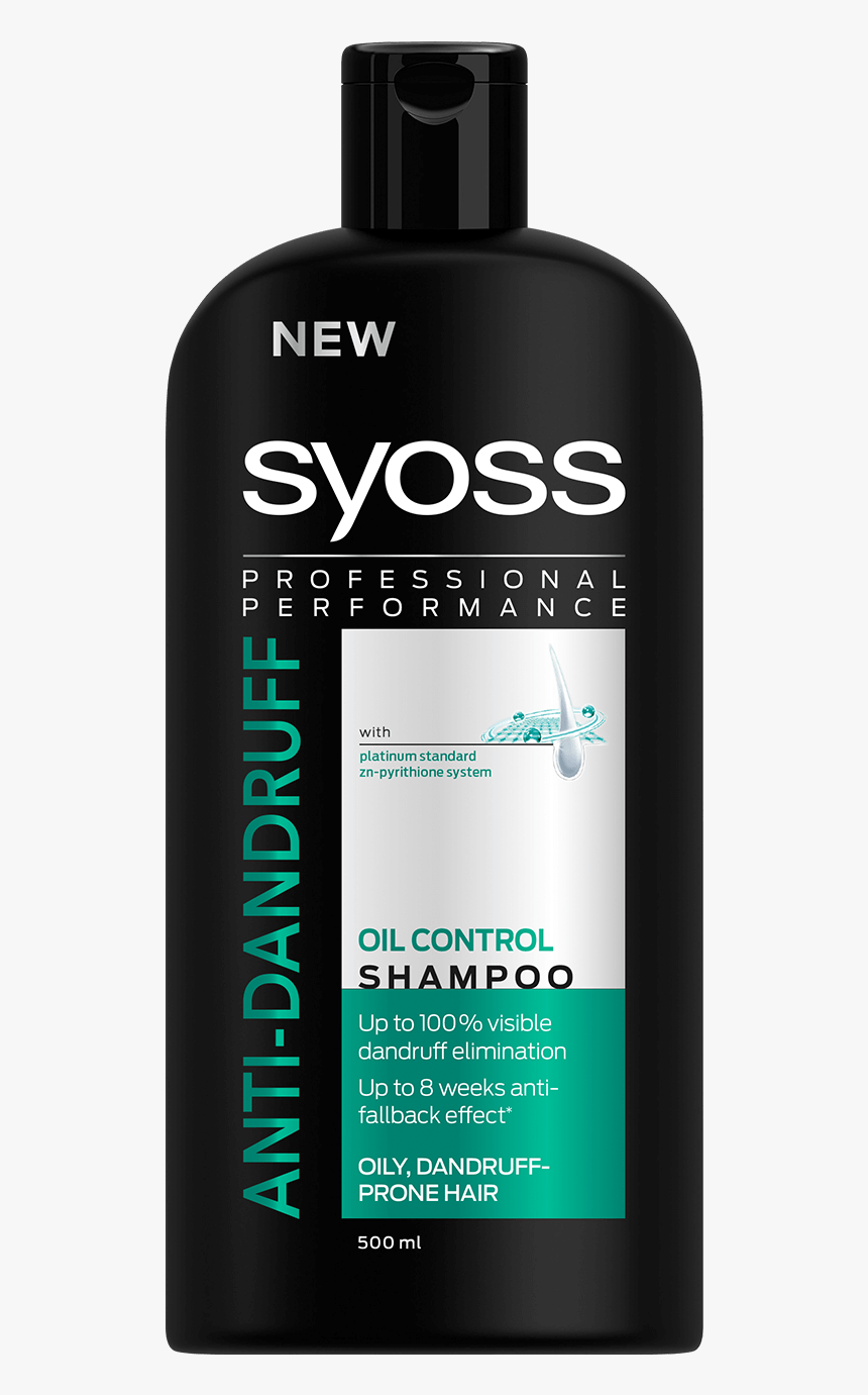 Syoss Com Care Anti Dandruff Oil Control Shampoo - Syoss Anti Dandruff, HD Png Download, Free Download