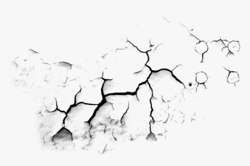 Broken Texture Png , Png Download - Concrete Crack Texture Png, Transparent Png, Free Download