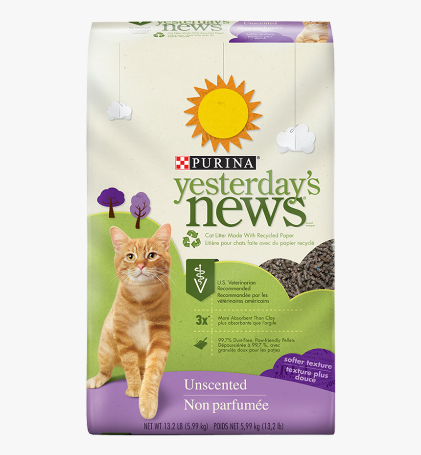 Purina Yesterday's News Cat Litter, HD Png Download, Free Download