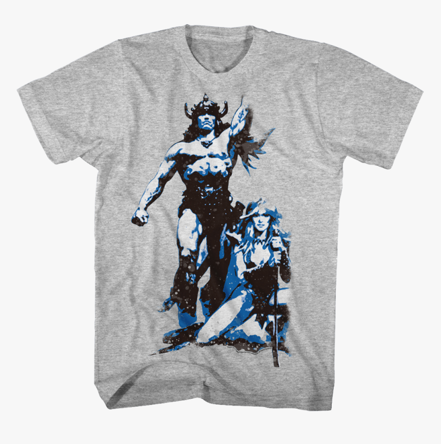 Retro Conan The Barbarian T-shirt - Conan The Barbarian Shirt, HD Png Download, Free Download