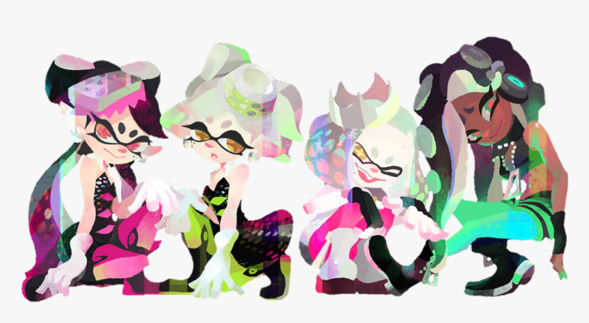 Splatoon Squid Sisters And Off The Hook, HD Png Download, Free Download