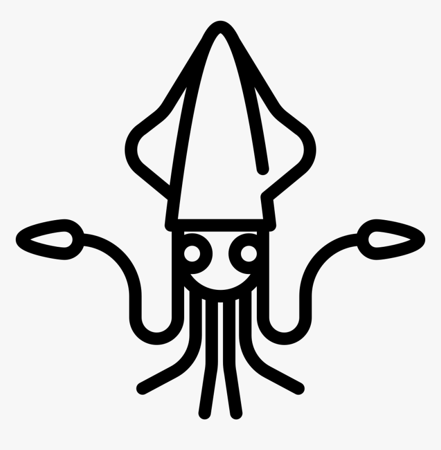 Big Squid - Free Icon Squid Png, Transparent Png, Free Download