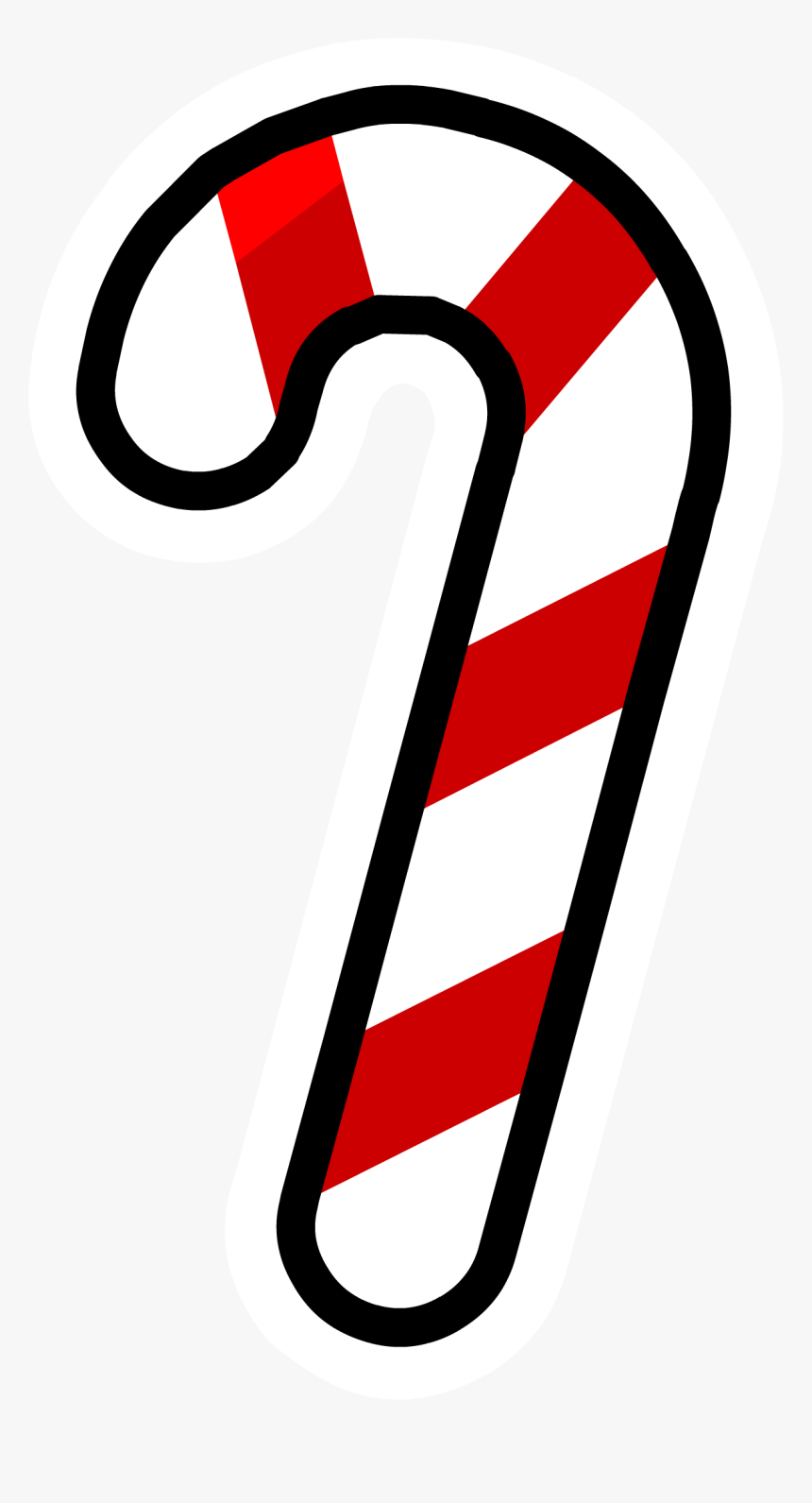 Candy Cane - - Candy Cane Clipart Png, Transparent Png, Free Download