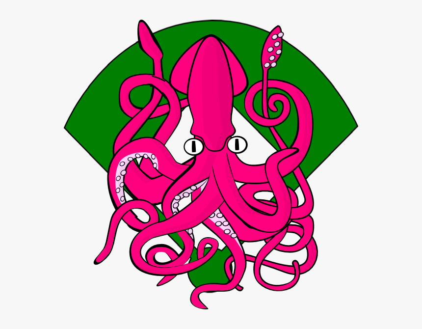 Softball Clipart Png -giant Squid, Hd Png Download - Ocean Coloring Pages, Transparent Png, Free Download