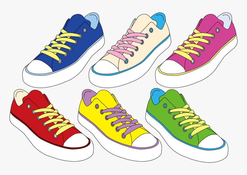 Transparent Gym Shoes Png - 6 Shoes Clipart, Png Download, Free Download