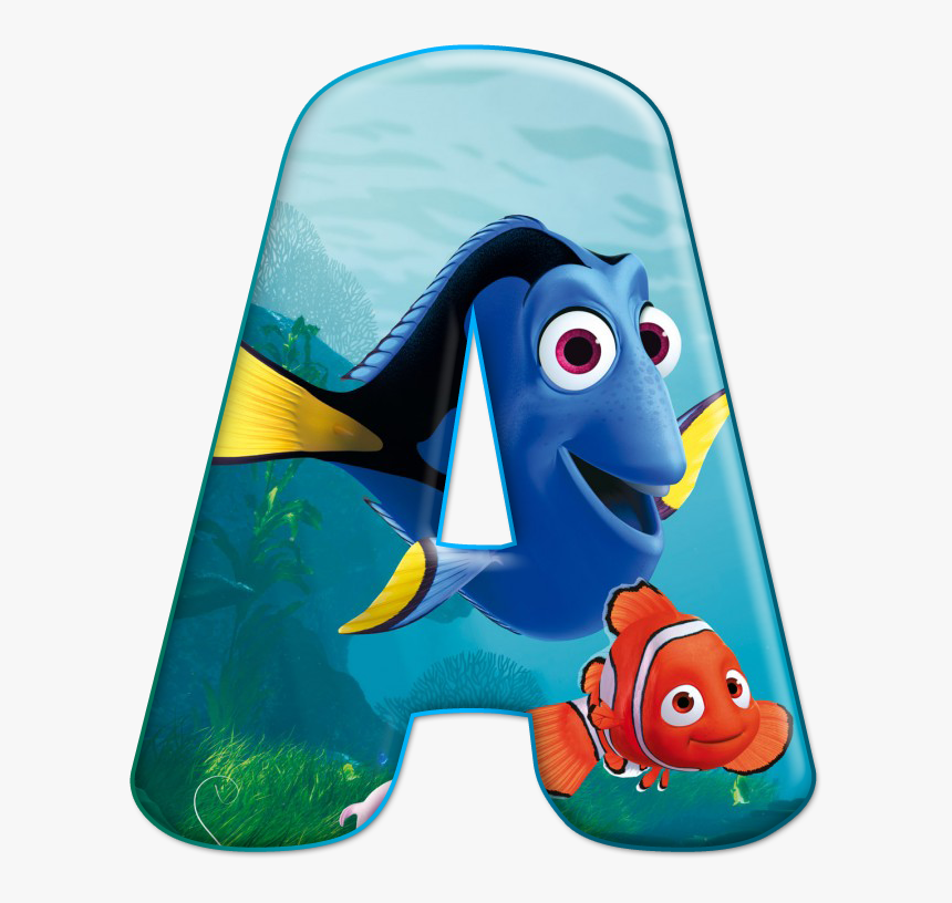 Abecedario Buscando A Nemo Y Buscando A Dory - Letras De Buscando A Nemo, HD Png Download, Free Download