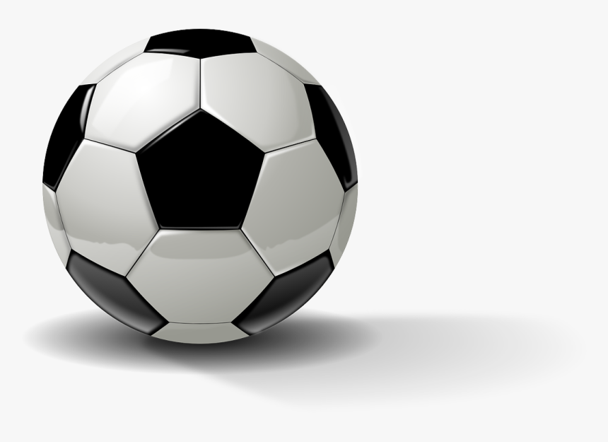 Football, Ball, Soccer, Sports, Game, Play, Black - Soccer Ball With Shadow, HD Png Download, Free Download