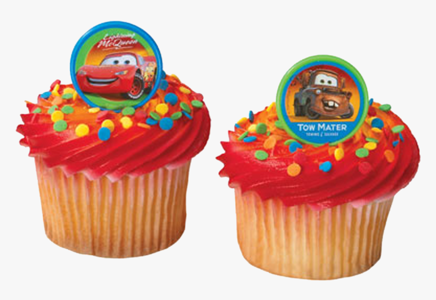 Lightning Mcqueen Mater Cupcake Birthday Cake Frosting - Lightning Mcqueen Cake, HD Png Download, Free Download