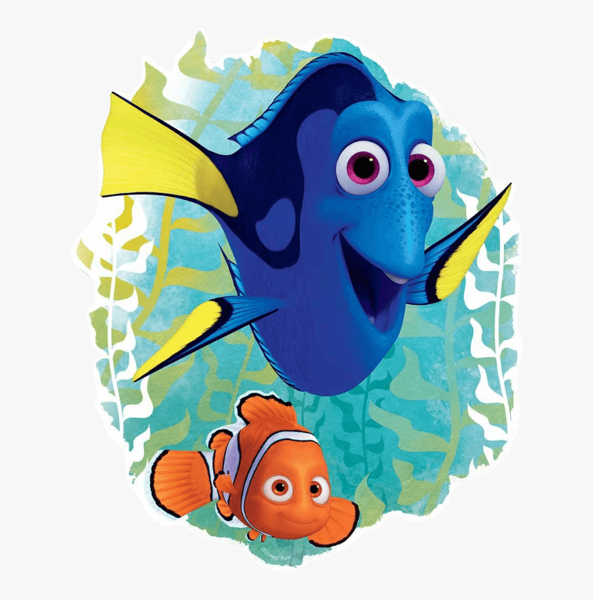 Wall Decal Finding Nemo Painting Art - Finding Nemo Dory Art, HD Png Download, Free Download