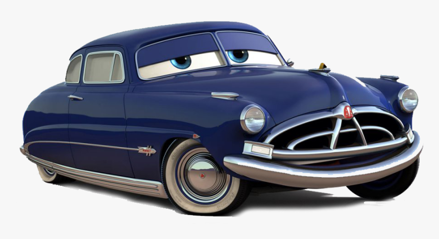 Cars Hudson Mcqueen Lightning Mater Doc Cartoon Clipart - Old Car From The Movie Cars, HD Png Download, Free Download