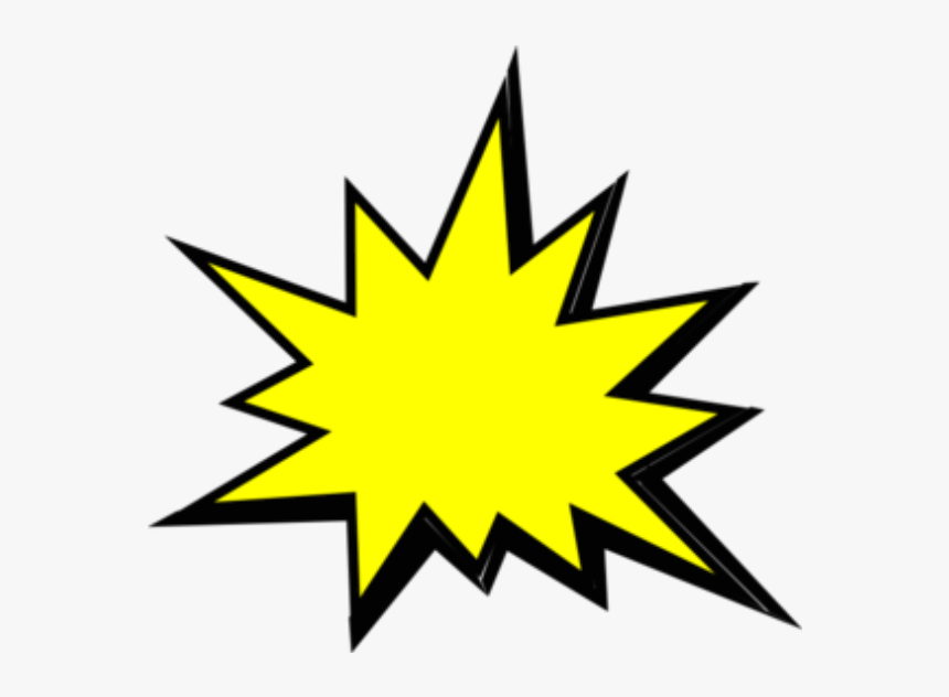 Comics Clipart Starburst, HD Png Download, Free Download