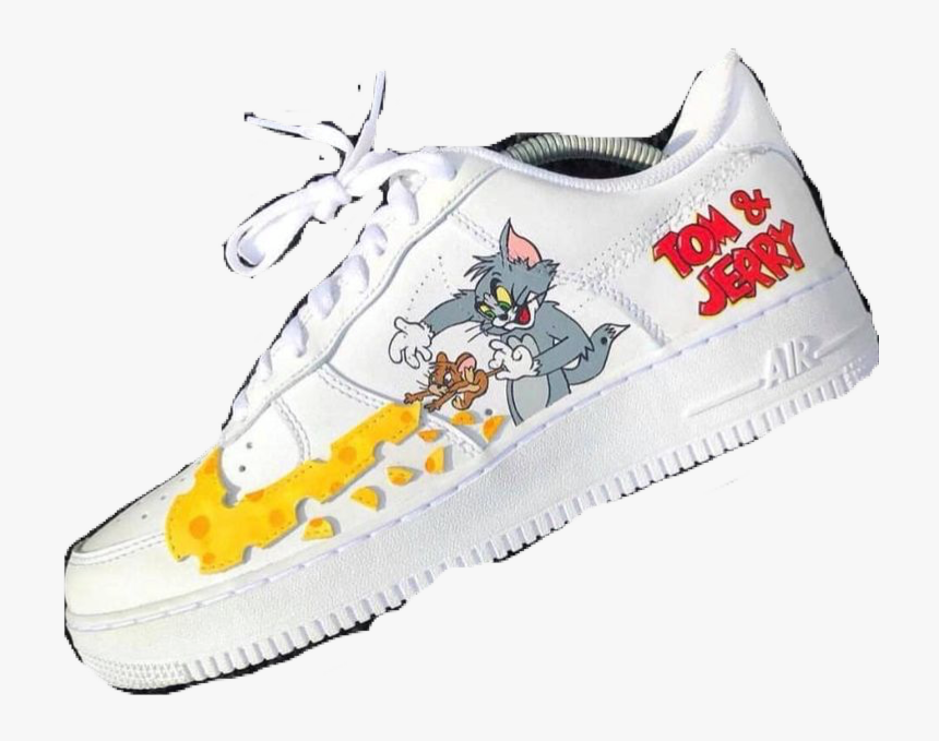 Nike Air Force Tom And Jerry, HD Png Download, Free Download
