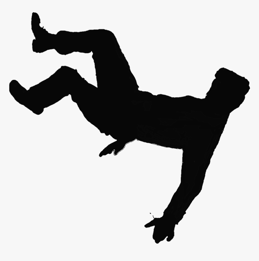 Clip Art Image Of Guy Slipping And Falling Clipart, HD Png Download, Free Download