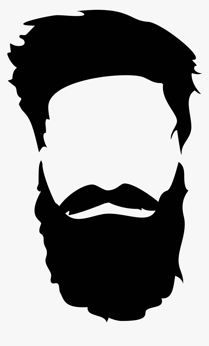 Beard Silhouette Royalty-free, HD Png Download, Free Download