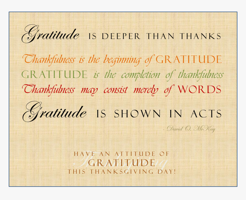 Gratitude And Attitude Quote, HD Png Download, Free Download