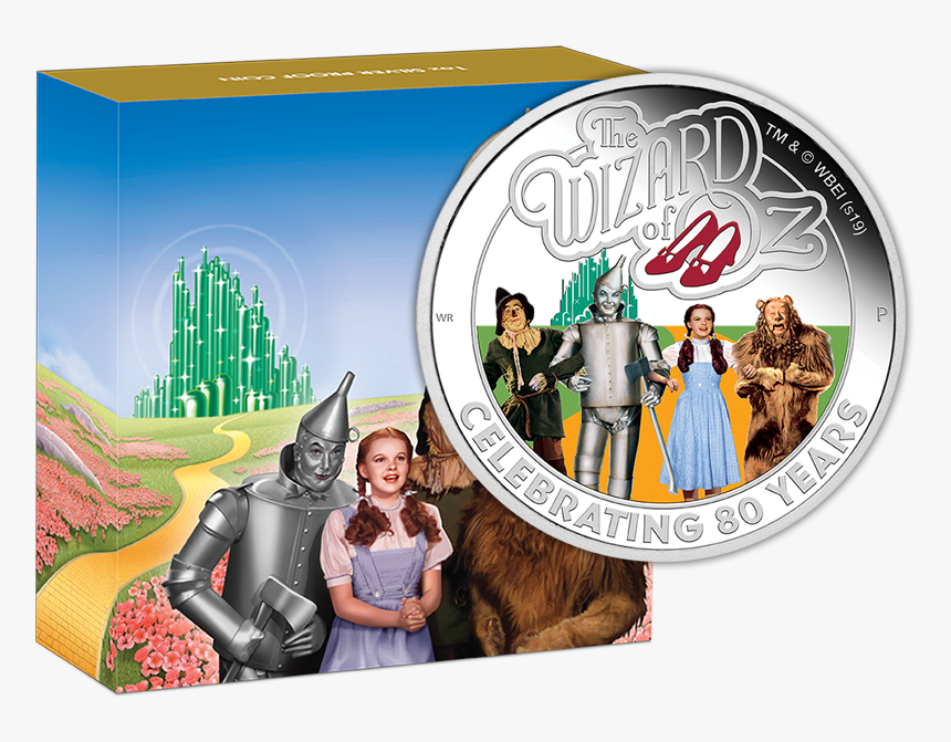 The Wizard Of Oz 80th Anniversary 1oz Silver Proof, HD Png Download, Free Download