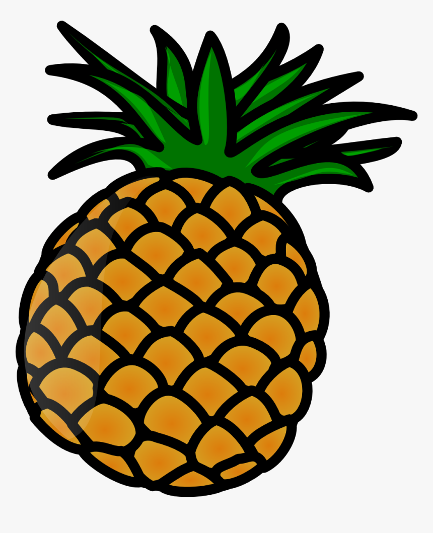 Download Cartoon Pineapple Clip Art Png, Transparent Png, Free Download