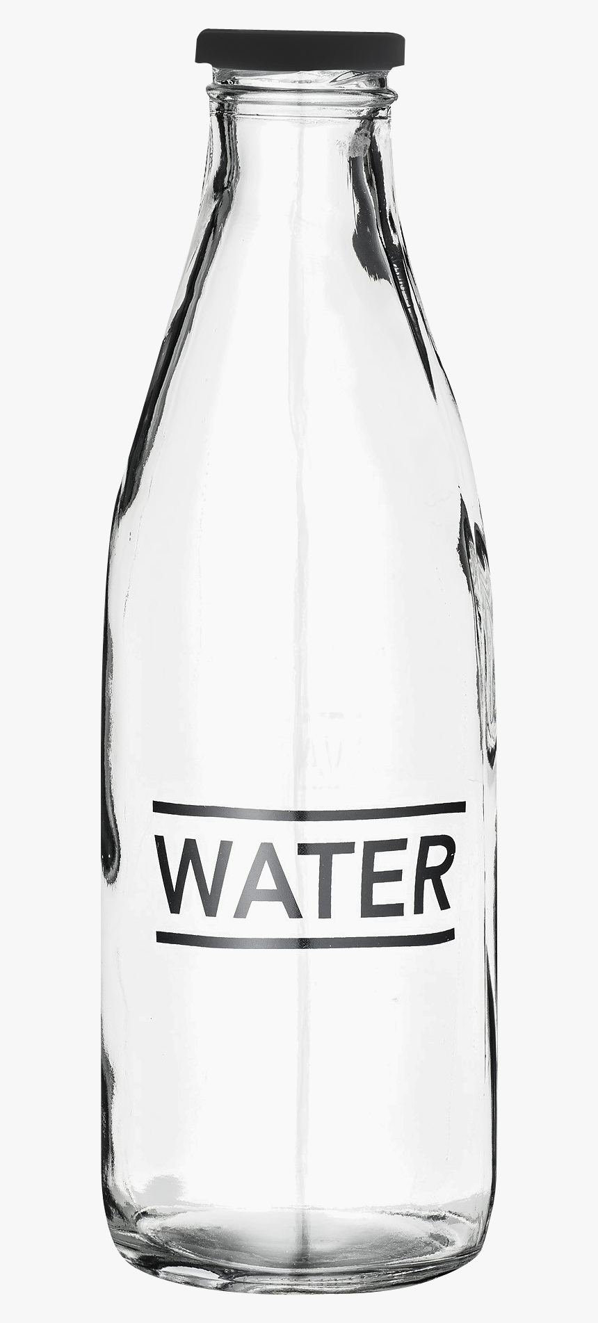 Glass Water Bottle Png Image, Transparent Png, Free Download