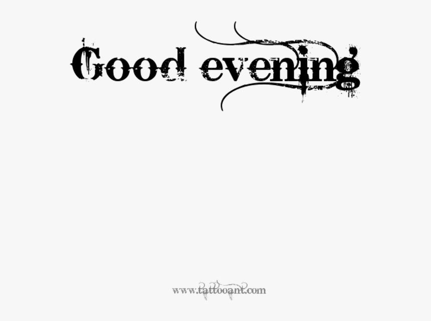 Transparent Good Evening Clipart, HD Png Download, Free Download