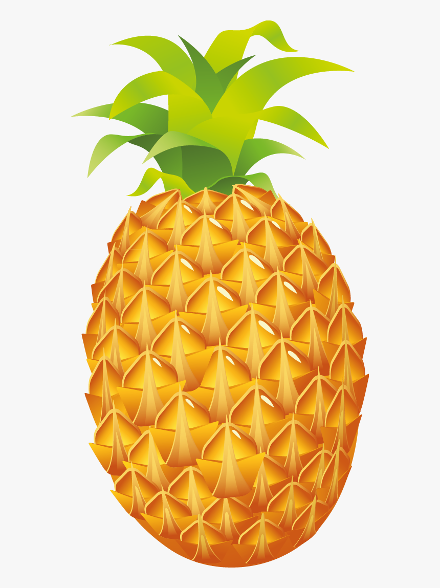 Pineapple Luau Fruit Clip Art, HD Png Download, Free Download