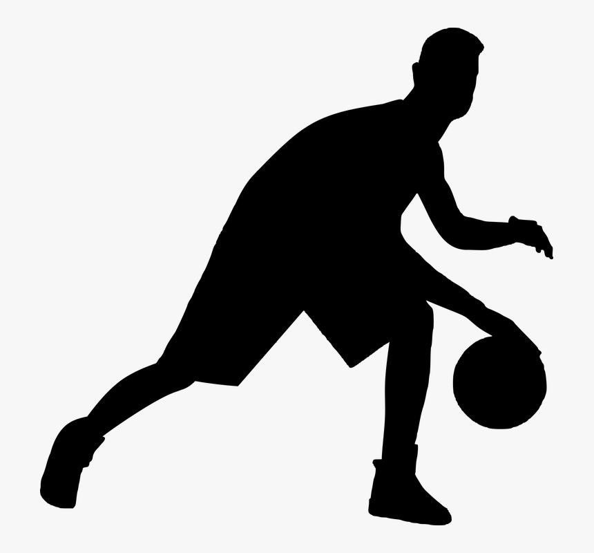  Sports, Action, Basketball, Isolated, Player, White, HD Png Download, Free Download