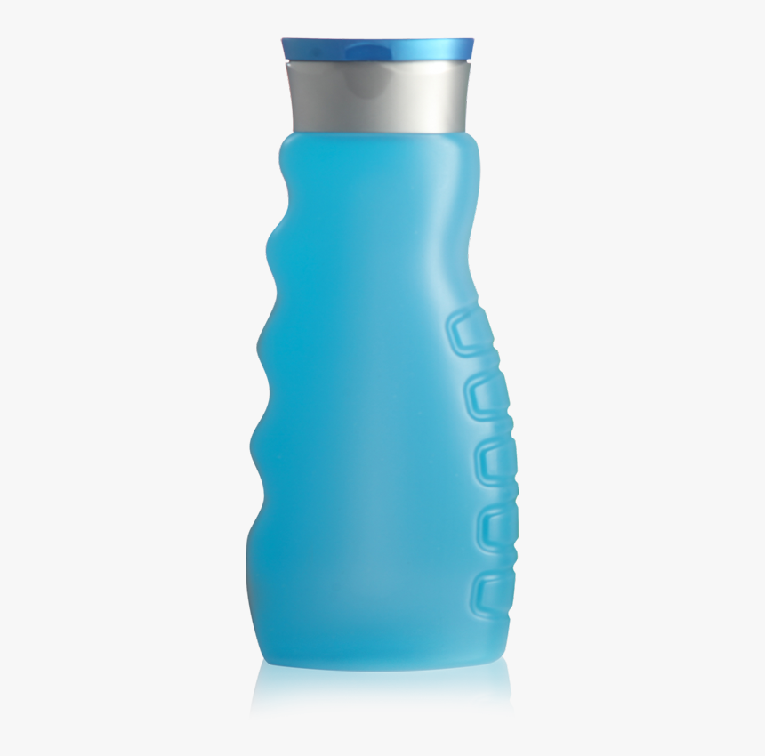 Light Blue Showergel Bottle With Grey Cap, HD Png Download, Free Download