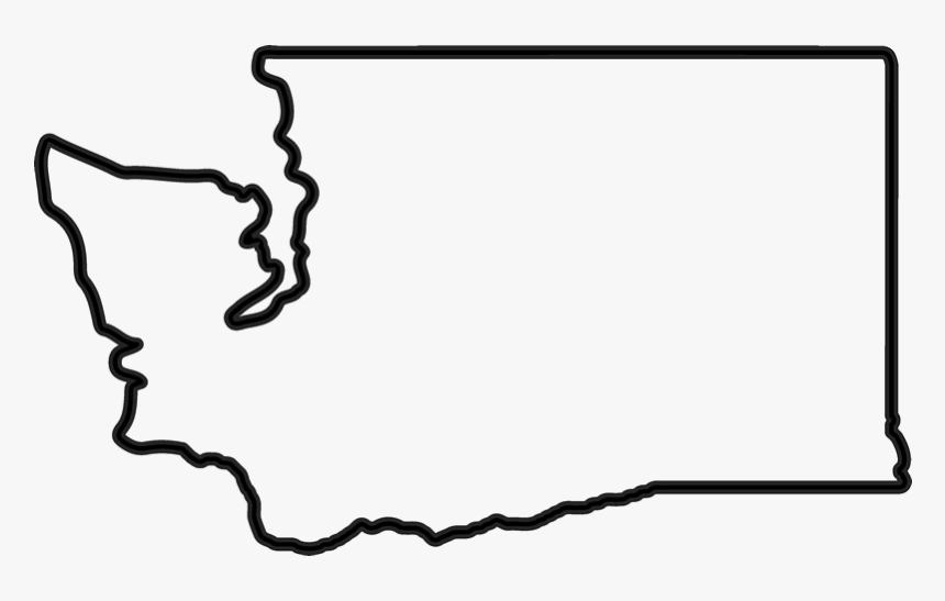 Washington State Outline Png-, Transparent Png, Free Download