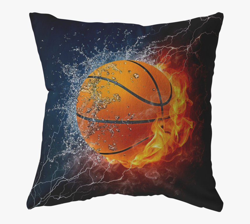 Basketball On Fire Png, Transparent Png, Free Download