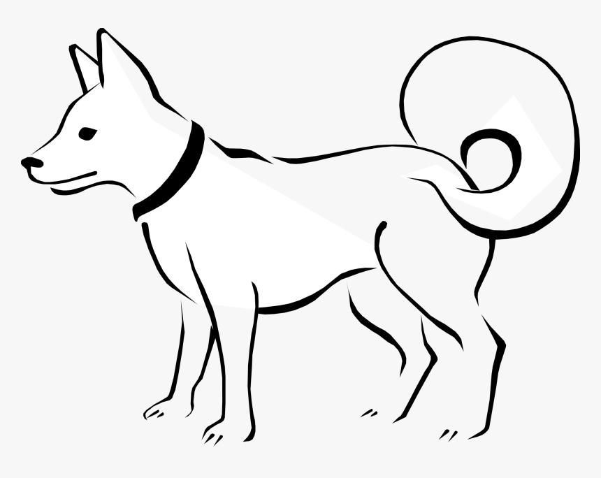 Cliparts For Free Download Husky Clipart Simple Drawing, HD Png Download, Free Download