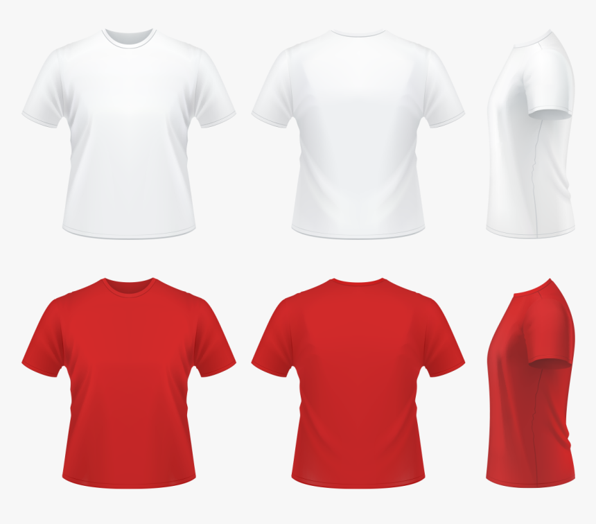 Shirt Undershirt T-shirt Vector Polo White Clothing, HD Png Download, Free Download