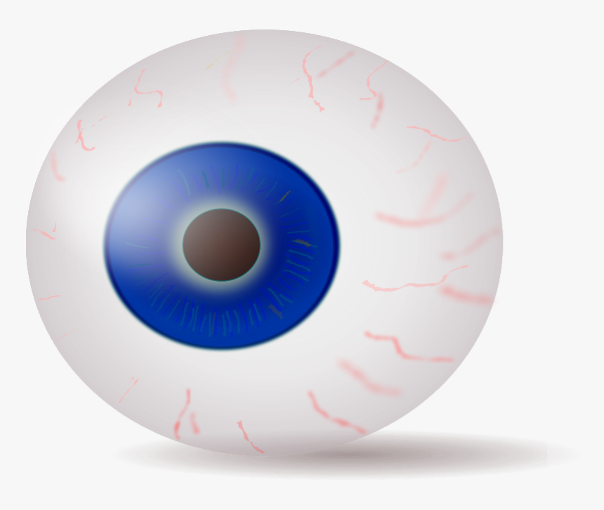 Eyeball Blue Realistic Svg Clip Arts, HD Png Download, Free Download