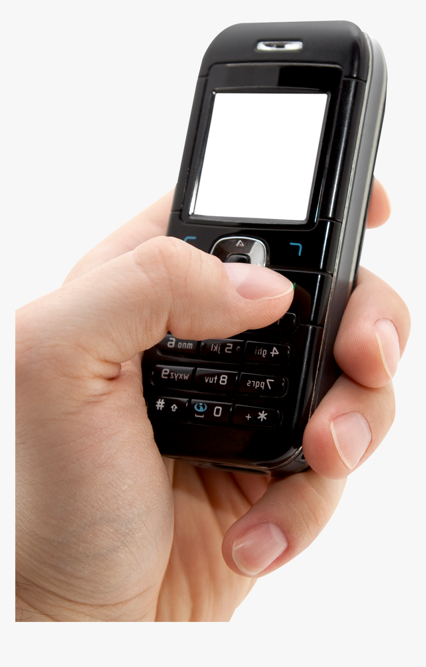 Cell Phone In Hand Png, Transparent Png, Free Download