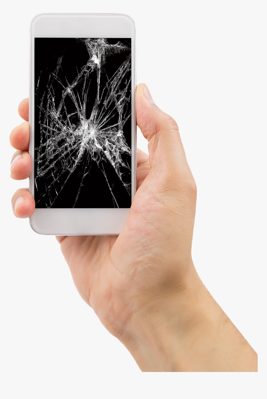 Broken Phone Png, Transparent Png, Free Download