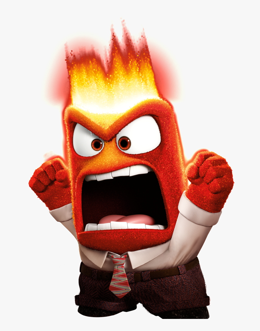 Anger Disney Wiki Cartoon And Pixar Inside, HD Png Download, Free Download
