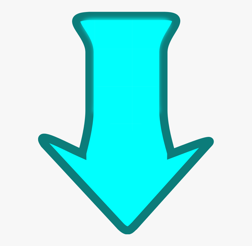 Arrow Pointing Down Downwards Cartoon Vector, HD Png Download, Free Download