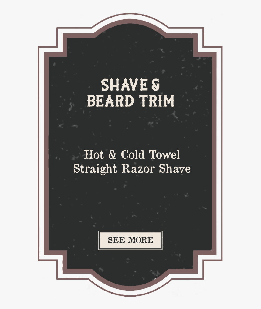 Workshop Shave & Beard Trim, HD Png Download, Free Download