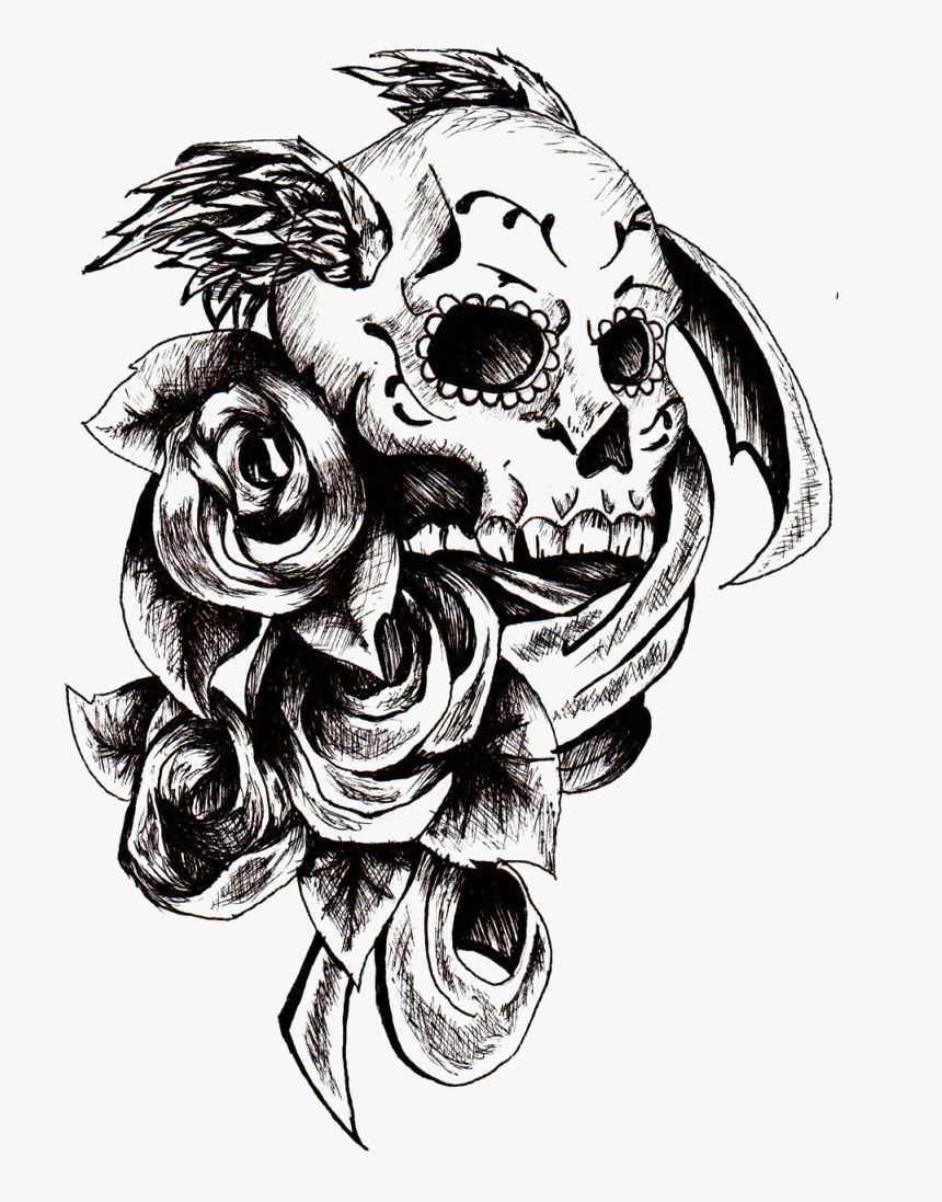 Skull Tattoo Png Image Transparent Background, Png Download, Free Download