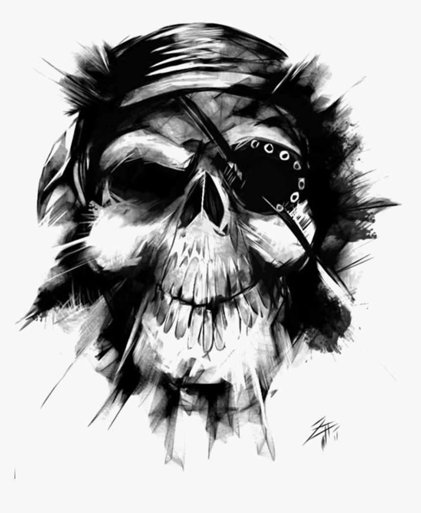 Skull Silhouette png download - 1070*1215 - Free Transparent Tattoo png  Download. - CleanPNG / KissPNG